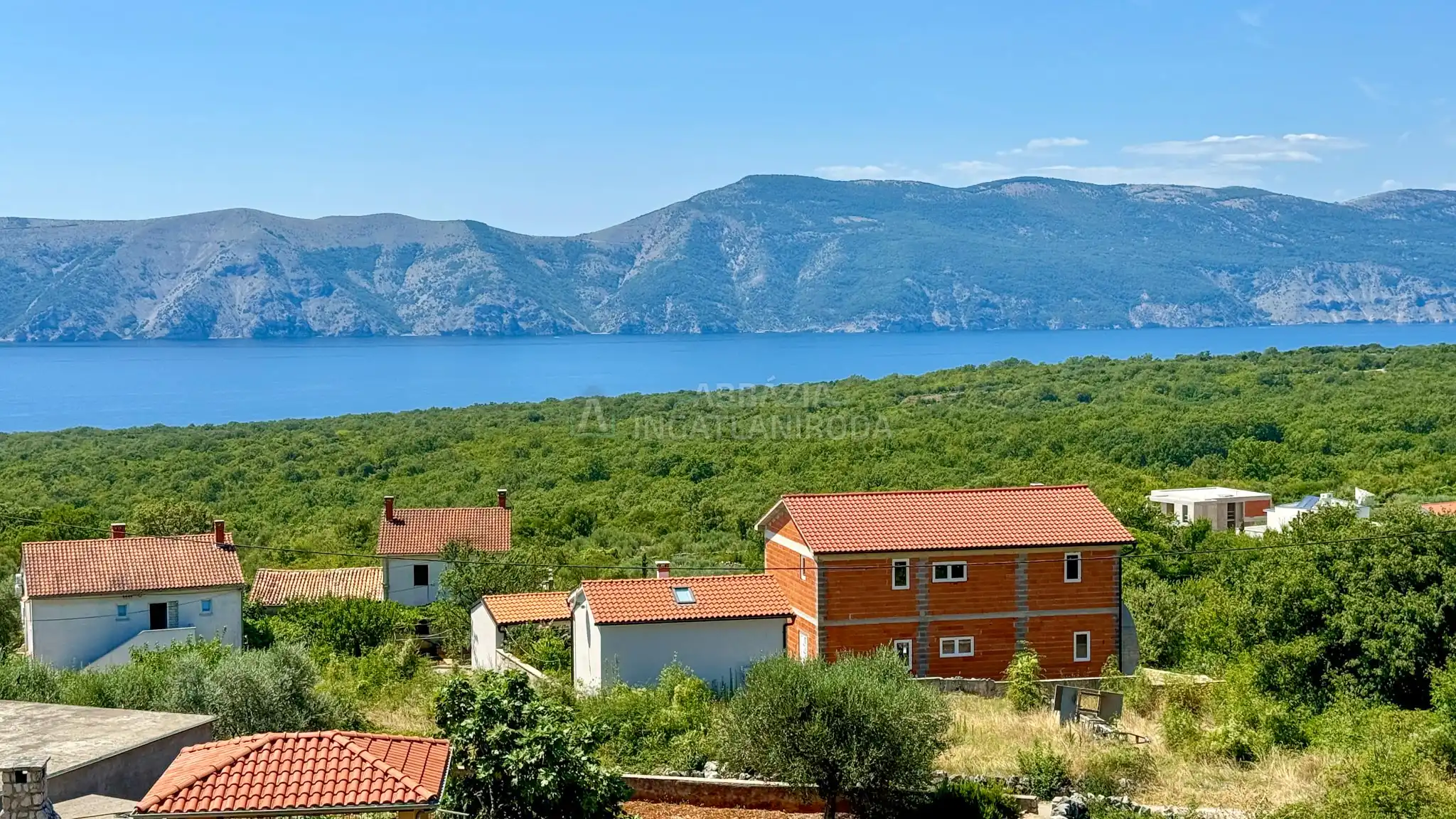 Linardići – Építési telek tengeri panorámával