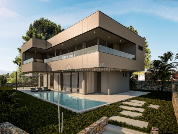 Luxus villa Punat városában panorámás tengeri kilátással