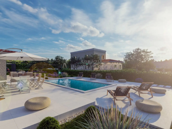 Tar – Csendes környzetben új építésű luxus villa, medencével