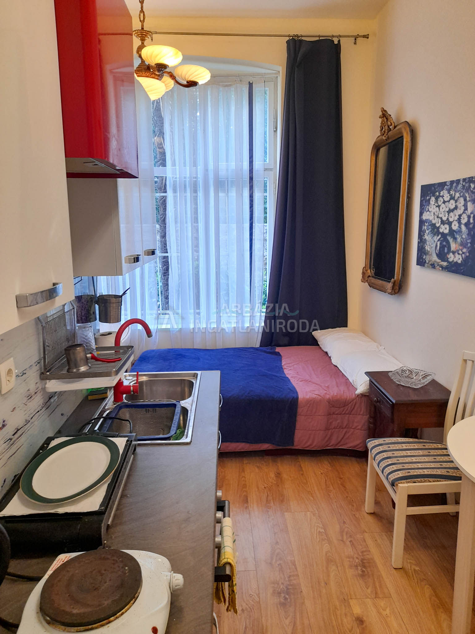Opatija – Berendezett stúdióapartman, tárolóval